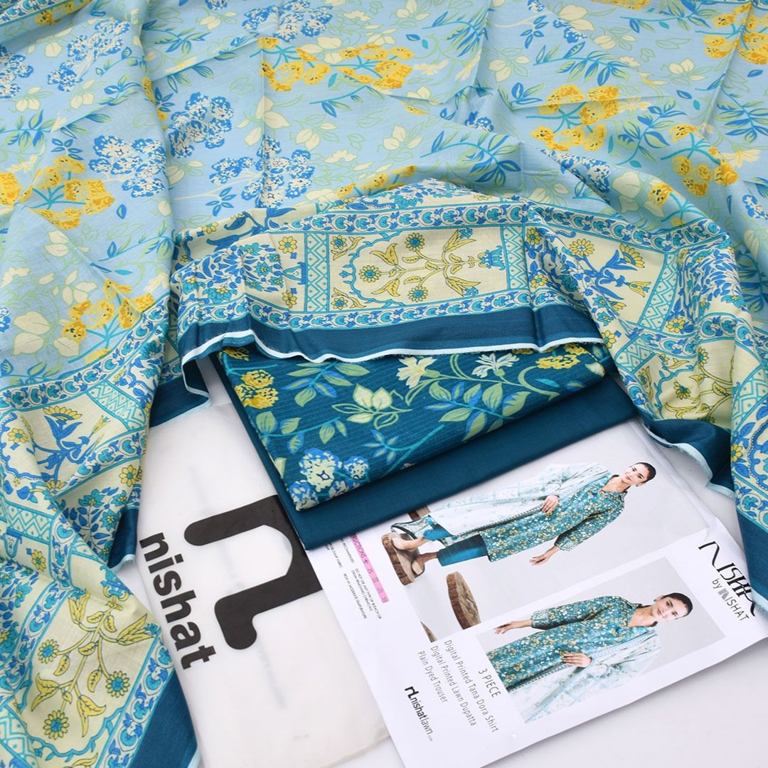 Nishat Lawn 3-Piece Digital Print Lawn