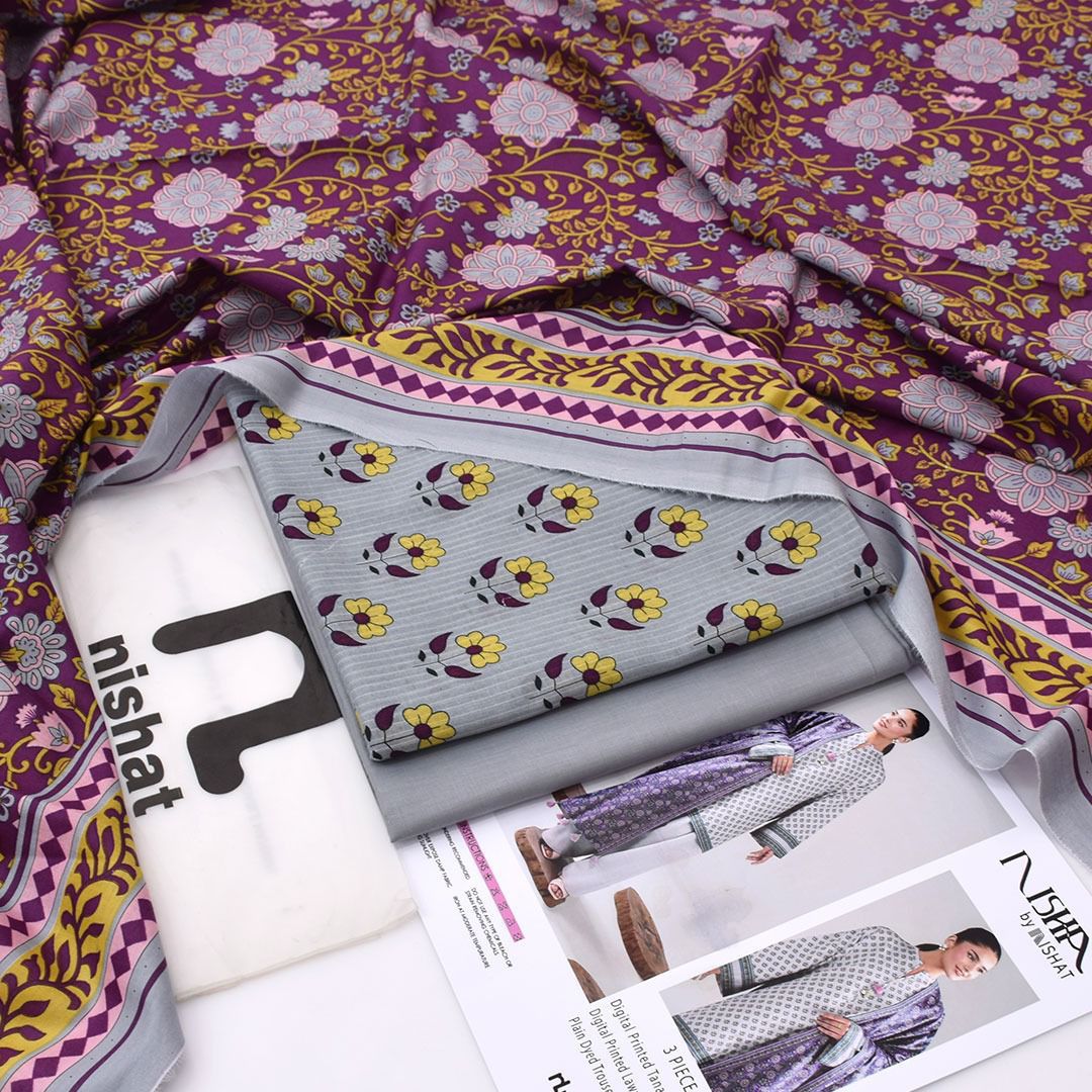 Nishat Lawn 3-Piece Digital Print Lawn