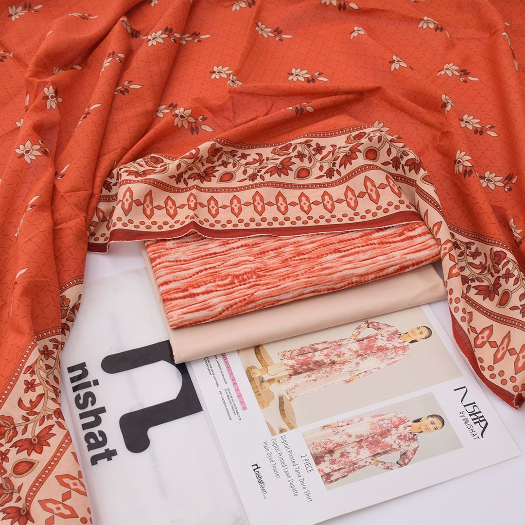 Nishat Lawn 3-Piece Digital Print Lawn