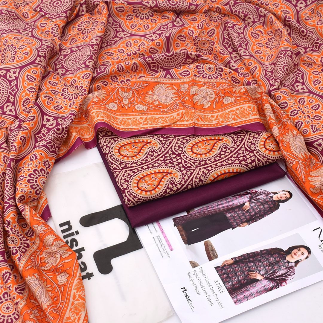 Nishat Lawn 3-Piece Digital Print Lawn