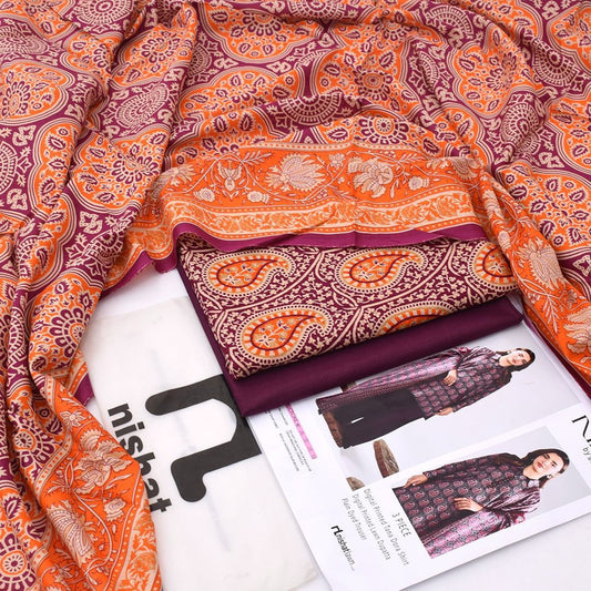 Nishat Lawn 3-Piece Digital Print Lawn