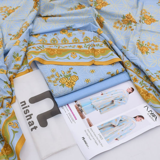 Nishat Lawn 3-Piece Digital Print Lawn