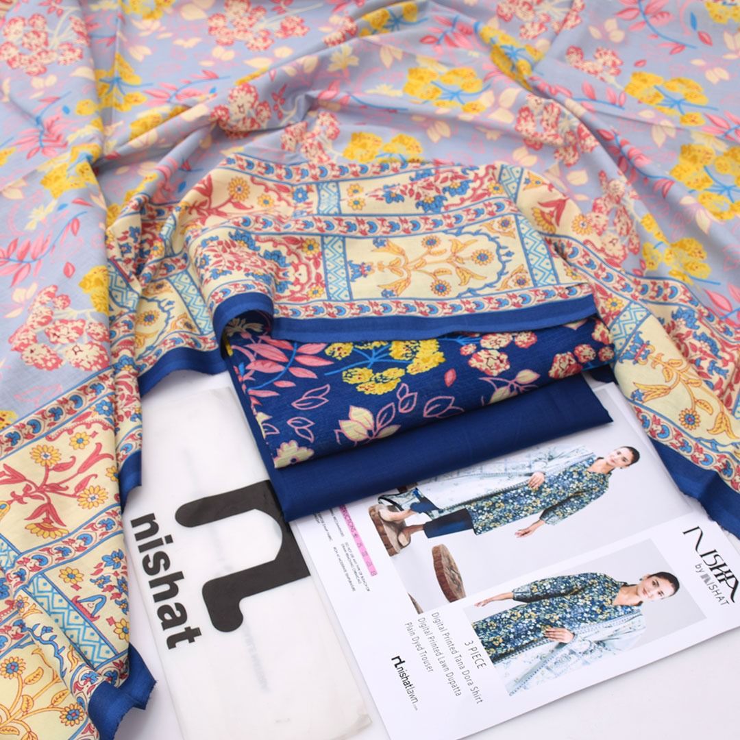 Nishat Lawn 3-Piece Digital Print Lawn